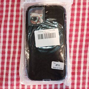 NWT IPhone 11 Jelly Case Black and Grey